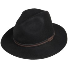 50%OFF メンズつばの帽子 Scalaのウールは（男性用）サファリハットフェルト Scala Wool Felt Safari Hat (For Men)画像